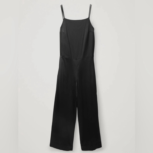 COS - Double Strap Slouchy Jumpsuit - Black - Size 12 - Picture 4 of 12